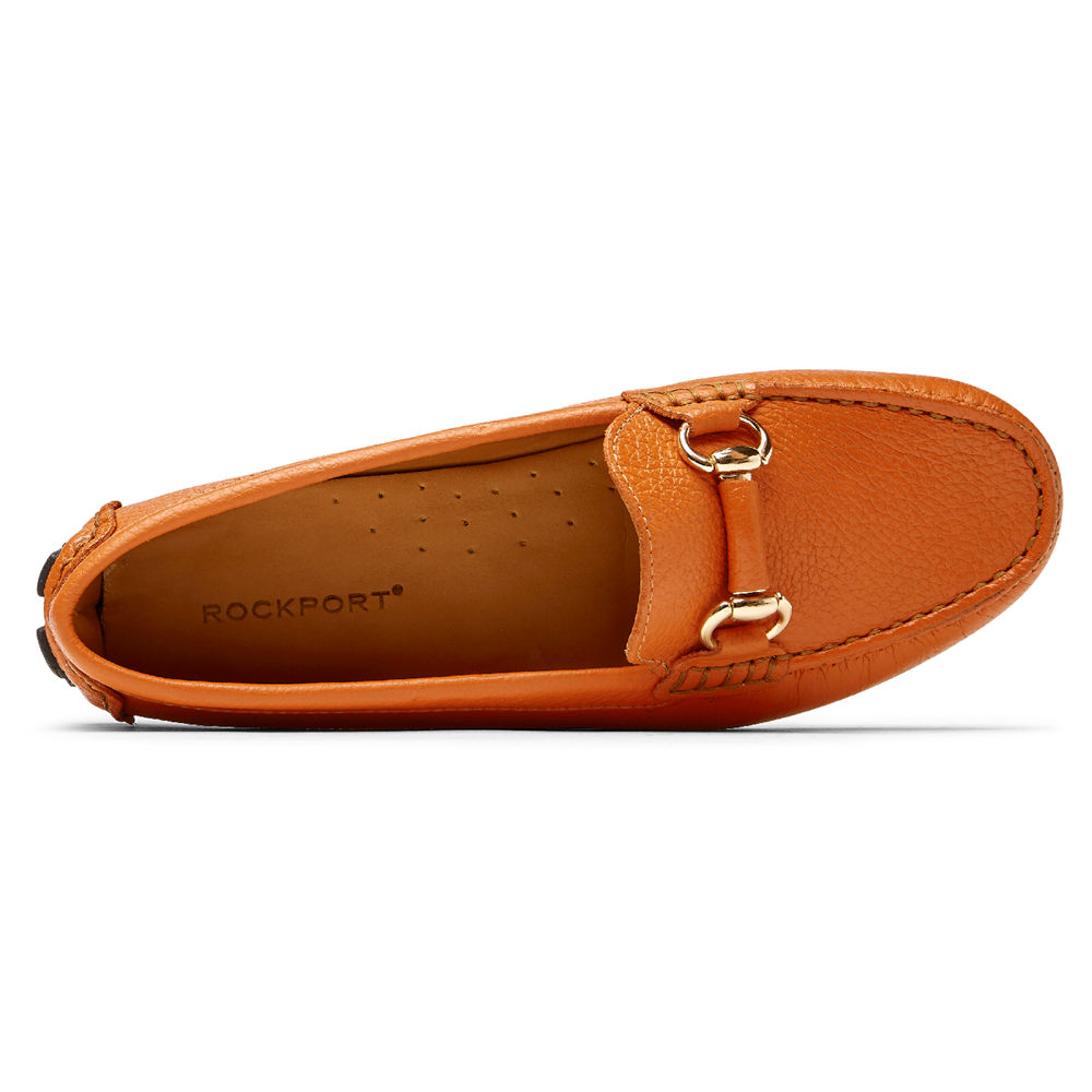 Rockport Loafers Dame Oransje - Bayview Bit Keeper - HVZC58132